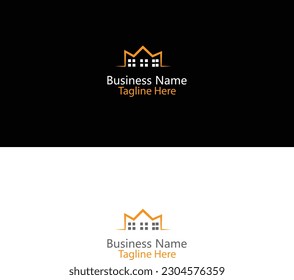 
diseño moderno de logotipo inmobiliario creativo .eps