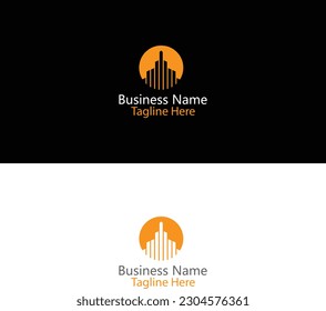 
modern creative real estate logo design .eps