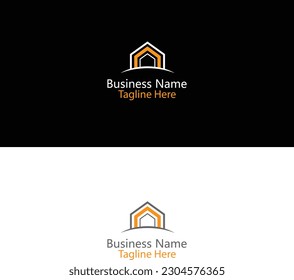 
diseño moderno de logotipo inmobiliario creativo .eps