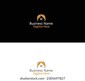 Design des modernen kreativen Logos für Immobilien 27.eps
