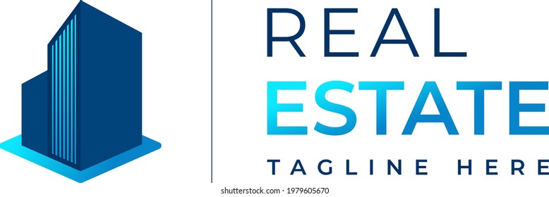 Plantilla para el logotipo de vectores inmobiliarios modernos y creativos