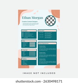 Modern Creative Resume CV Template