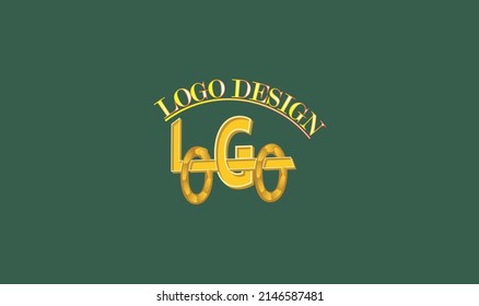 Modern creative retro text effect LOGO design