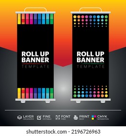 Moderna plantilla de diseño de banner de resumen creativo colorido fondo 