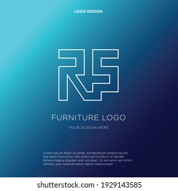 Modern creative RS Logo Design and template. RS icon initials based Monogram and Letters in vector.
