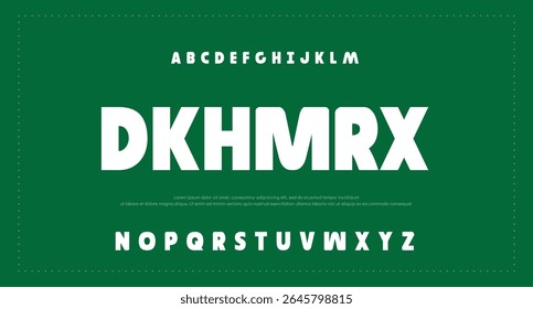 Modern creative sans serif alphabet display font vector. Adventure roamer typeface