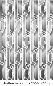 Modern Creative Silver Geometric Pattern design