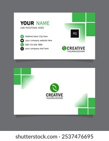 Modern creative simple clean business card or visiting card design