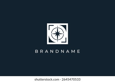 Plantilla de Vector de diseño de logotipo de estrella moderna y creativa. Icono de estrella único para uso empresarial. Diseño de Vector de símbolo de dirección.