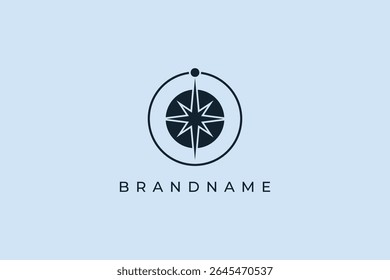 Plantilla de Vector de diseño de logotipo de estrella moderna y creativa. Icono de estrella único para uso empresarial. Diseño de Vector de símbolo de dirección.