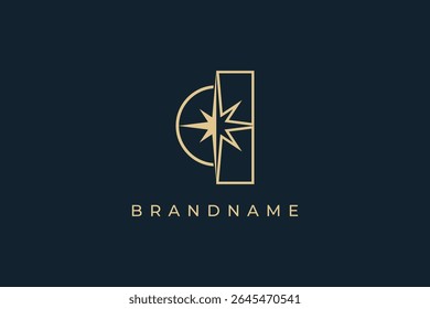 Modern and creative star logo design vector template. Unique star icon for business use. Direction symbol vector design.