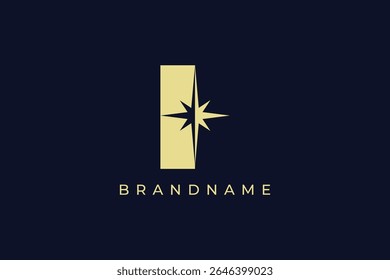 Modern and creative star logo design vector template. 