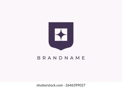 Plantilla de Vector de diseño de logotipo de estrella moderna y creativa. 