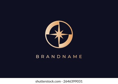 Modern and creative star logo design vector template. 
