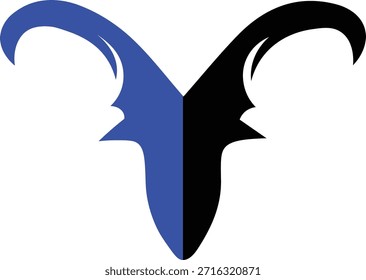Logotipo moderno criativo elegante Aries