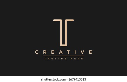 Modern creative T Logo Design and template. T TT icon initials based Monogram and Letters in vector.