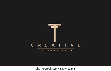 Modern creative T Logo Design and template. T TT icon initials based Monogram and Letters in vector.