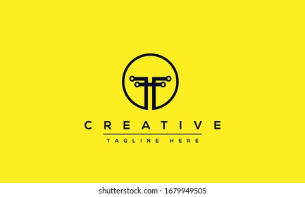 Modern creative T Logo Design and template. T TT icon initials based Monogram and Letters in vector.