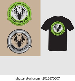 Modern and Creative T- Shirt Design Template.