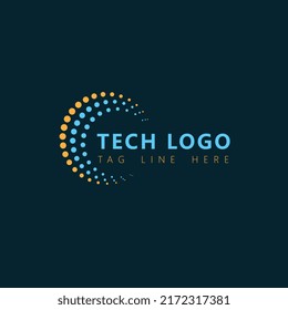 Modern creative Tech company Logo design