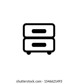 Modern creative thin line icon box
