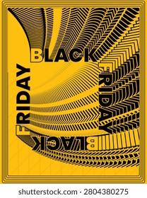 Modern Creative Typography Poster Optical Motion Balance Composition
