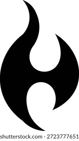 Modern Creative Unique Flame Logo