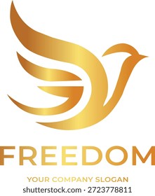 Modern Creative Unique Freedom Logo