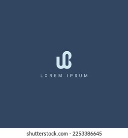 Letra creativa moderna y única del logotipo de la CW basada en el primer vector de icono Monograma.