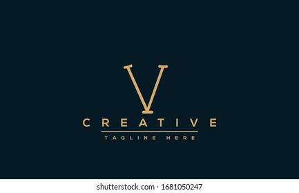 Modern creative V Logo Design and template. V VV icon initials based Monogram and Letters in vector.