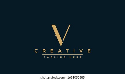 Modern creative V Logo Design and template. V VV icon initials based Monogram and Letters in vector.