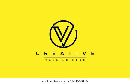 Modern creative V Logo Design and template. V VV icon initials based Monogram and Letters in vector.
