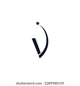 Diseño y plantilla de logotipo V creativo moderno