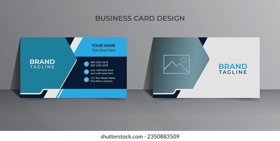 Modern and creative vector business card template design