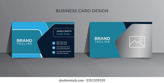 Modern and creative vector business card template design