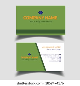 modern creative vector corporate business card