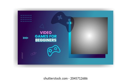 Modern and creative video thumbnail design for all social media.