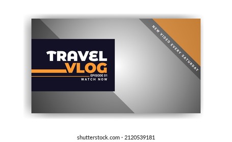 MODERN CREATIVE VIDEO THUMBNAIL FOR TRAVEL CHANNEL.
