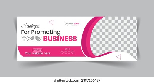 Modern creative web banner design template.