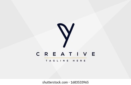 Modern creative Y Logo Design and template. Y YY icon initials based Monogram and Letters in vector.