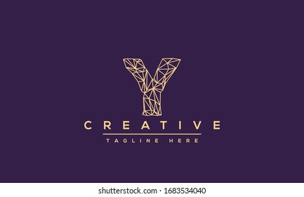 Modern creative Y Logo Design and template. Y YY icon initials based Monogram and Letters in vector.