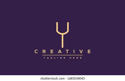 Modern creative Y Logo Design and template. Y YY icon initials based Monogram and Letters in vector.