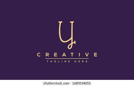 Modern creative Y Logo Design and template. Y YY icon initials based Monogram and Letters in vector.