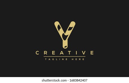 Modern creative Y Logo Design and template. Y YY icon initials based Monogram and Letters in vector.