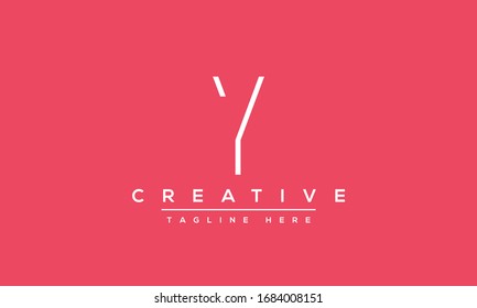 Modern creative Y Logo Design and template. Y YY icon initials based Monogram and Letters in vector.