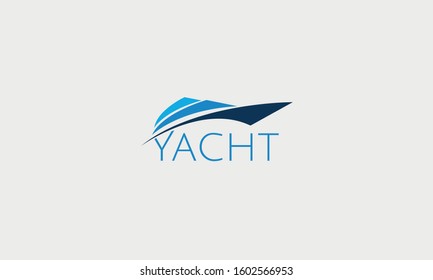 Modern and creative yacht design template