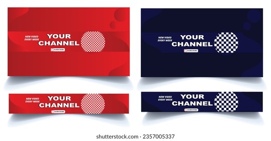 
Modern and Creative Youtube  Channel Horizontal Banner for Graphic Designer.