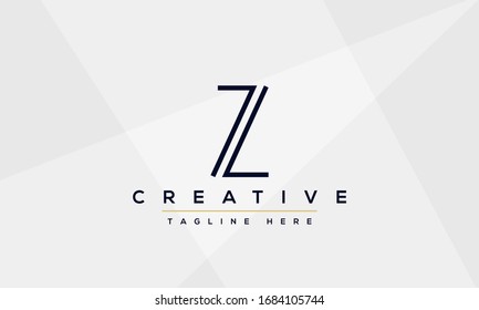 Modern creative Z Logo Design and template. Z ZZ icon initials based Monogram and Letters in vector.