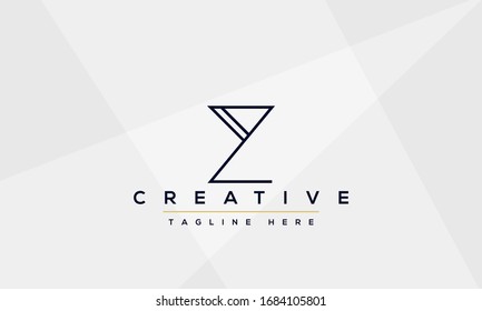 Modern creative Z Logo Design and template. Z ZZ icon initials based Monogram and Letters in vector.