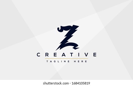 Modern creative Z Logo Design and template. Z ZZ icon initials based Monogram and Letters in vector.